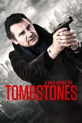 A Walk Among the Tombstones Wooden Framed Poster