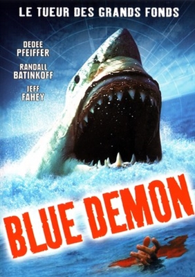 Blue Demon Wooden Framed Poster