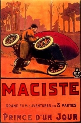 Maciste Wooden Framed Poster