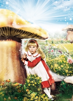 Alice in Wonderland Wooden Framed Poster