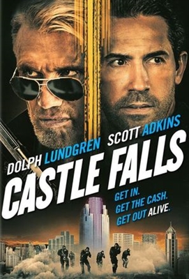 Castle Falls Poster with Hanger