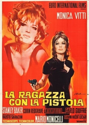 La ragazza con la pistola Canvas Poster