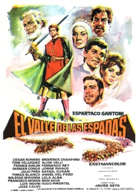 El valle de las espadas Canvas Poster