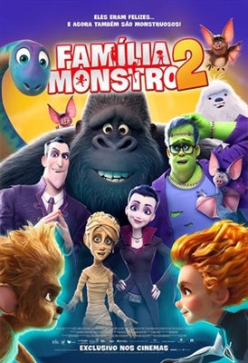 Monster Family 2 Wooden Framed Poster