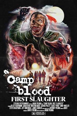 Camp Blood First Slaughter Wooden Framed Poster