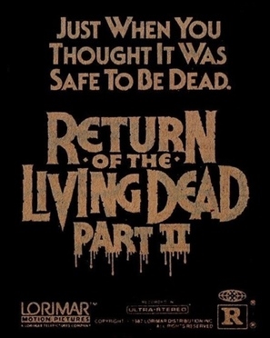 Return of the Living Dead Part II tote bag #