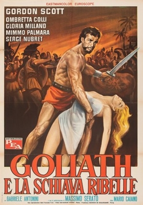 Goliath e la schiava ribelle Wooden Framed Poster