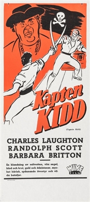 Captain Kidd Wooden Framed Poster