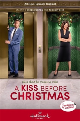 A Kiss Before Christmas Canvas Poster