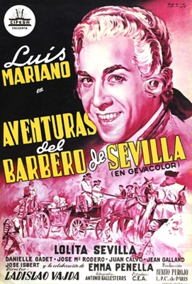 Aventuras del barbero de Sevilla Canvas Poster