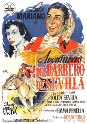 Aventuras del barbero de Sevilla Canvas Poster