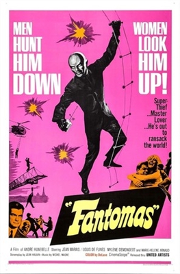 Fantômas Poster with Hanger