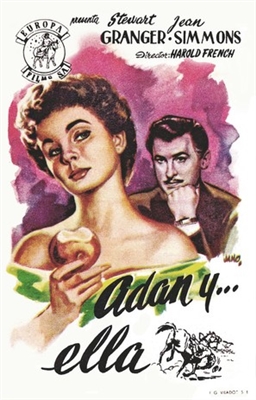 Adam and Evelyne Metal Framed Poster