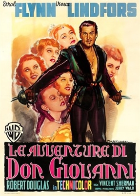 Adventures of Don Juan Poster with Hanger