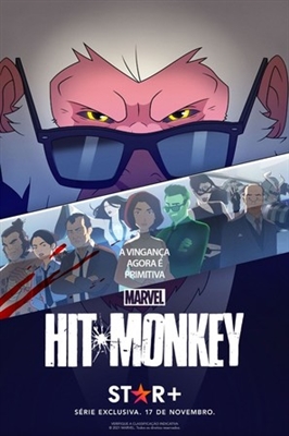 Hit-Monkey Poster with Hanger