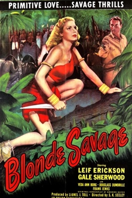 Blonde Savage Poster with Hanger