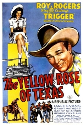 The Yellow Rose of Texas Wooden Framed Poster