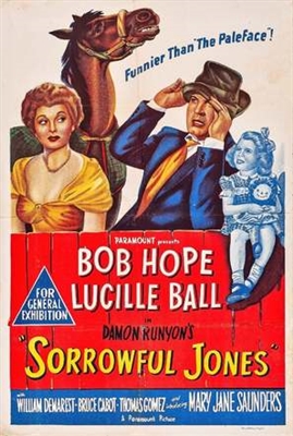 Sorrowful Jones Wooden Framed Poster