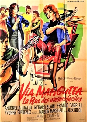 Via Margutta Canvas Poster