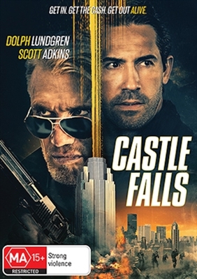 Castle Falls Poster with Hanger