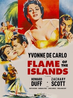 Flame of the Islands mouse pad