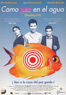 Shooting Fish Metal Framed Poster
