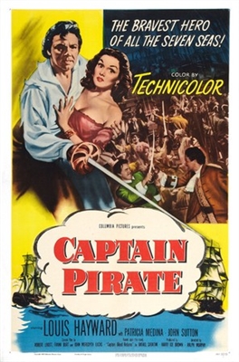 Captain Pirate Metal Framed Poster