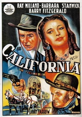 California Canvas Poster