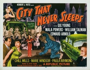 City That Never Sleeps Canvas Poster