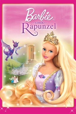 Barbie As Rapunzel Poster with Hanger