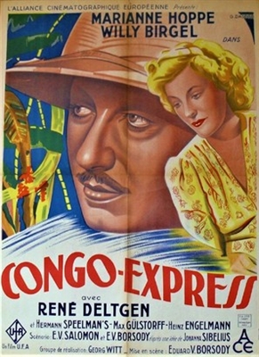 Kongo-Express Wooden Framed Poster