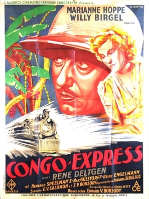 Kongo-Express Metal Framed Poster