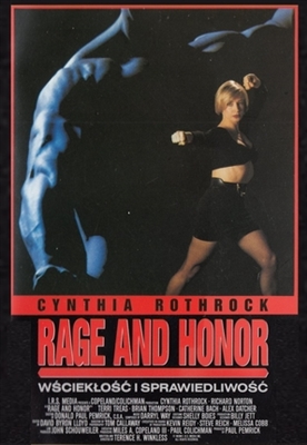 Rage of Honor Poster with Hanger