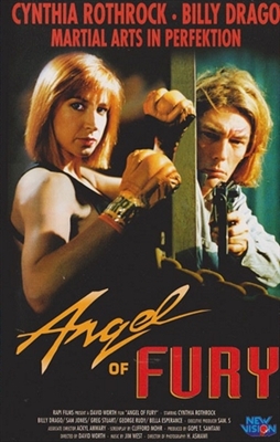 Angel of Fury Wooden Framed Poster