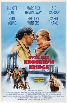 Over the Brooklyn Bridge Poster with Hanger