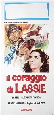Courage of Lassie Poster with Hanger