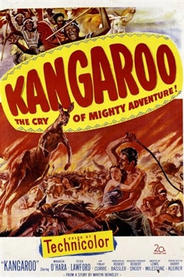 Kangaroo Wooden Framed Poster