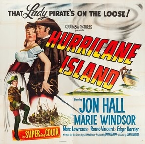 Hurricane Island Poster with Hanger