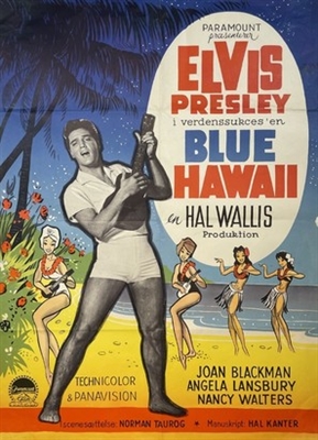 blue hawaii poster