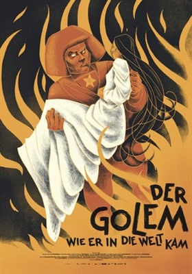 Der Golem, wie er in die Welt kam Metal Framed Poster