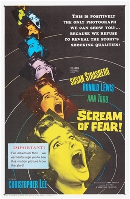 Taste of Fear Wooden Framed Poster