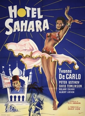 Hotel Sahara Metal Framed Poster