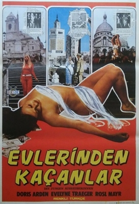Die jungen Ausreiserinnen - Sex-Abenteuer deutscher Mädchen in aller Welt Wooden Framed Poster