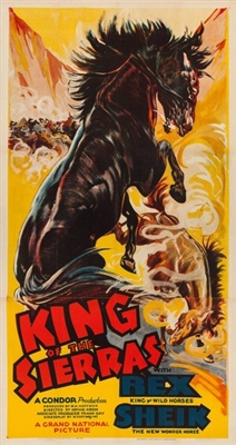 King of the Sierras Wooden Framed Poster