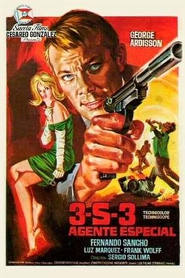 Agente 3S3, massacro al sole Canvas Poster