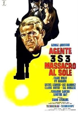 Agente 3S3, massacro al sole Canvas Poster