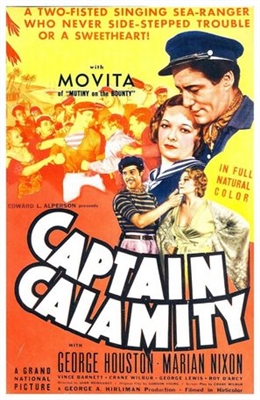 Captain Calamity Wooden Framed Poster