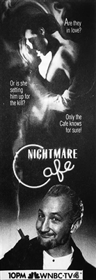 Nightmare Cafe Wooden Framed Poster