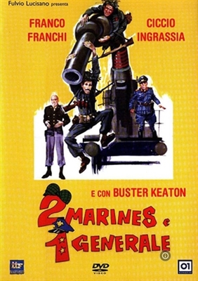 Due marines e un generale Wooden Framed Poster