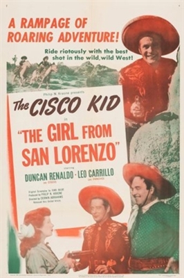 The Girl from San Lorenzo Canvas Poster